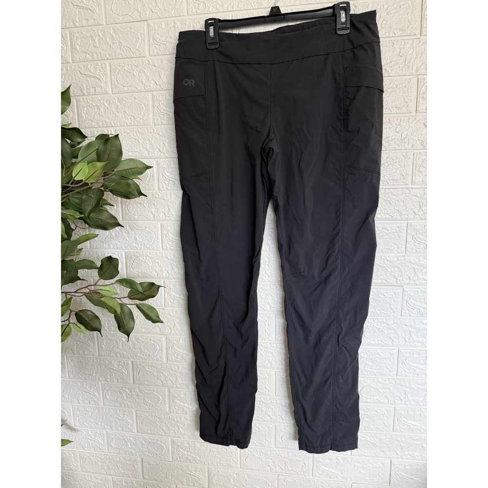 Outdoor Research Womens Pull On Nylon Hiking Pants Black Size 10 Ankle